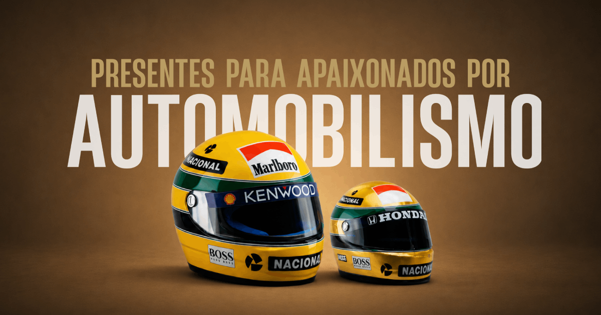 Presentes para apaixonados por automobilismo